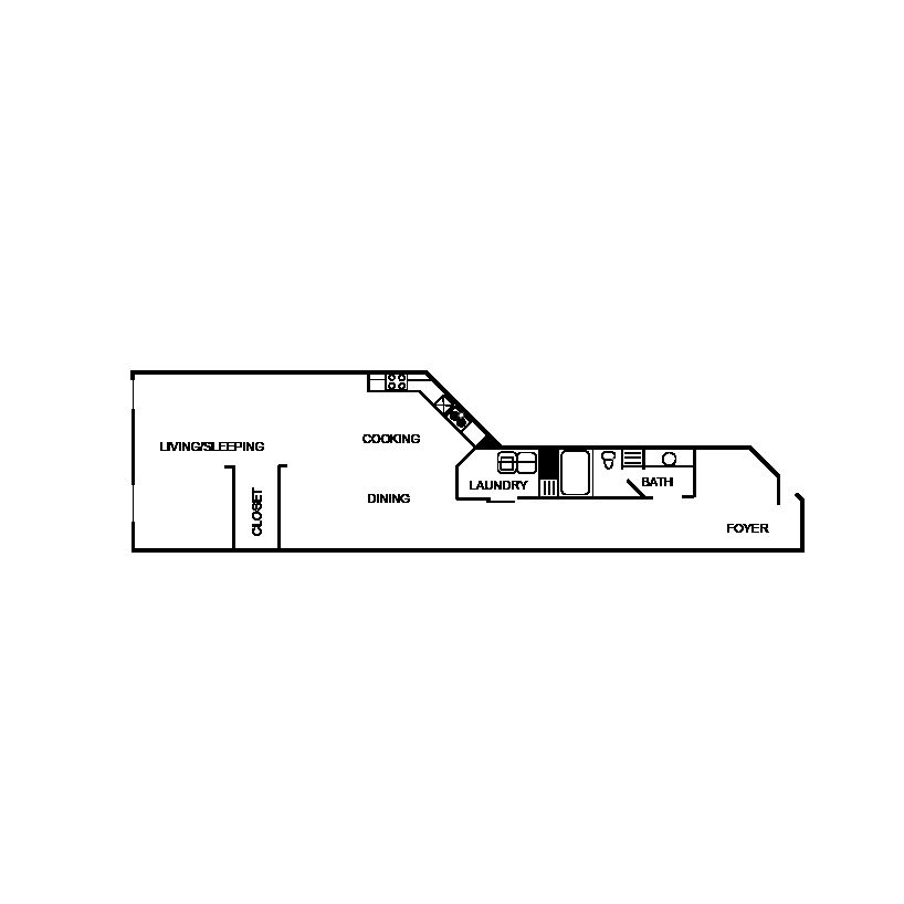 Floor plan layout diagram for a01